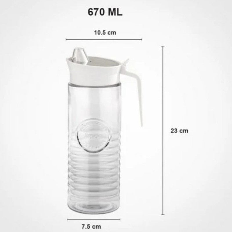 Rustic Design 670ML Glass Oil Bottle