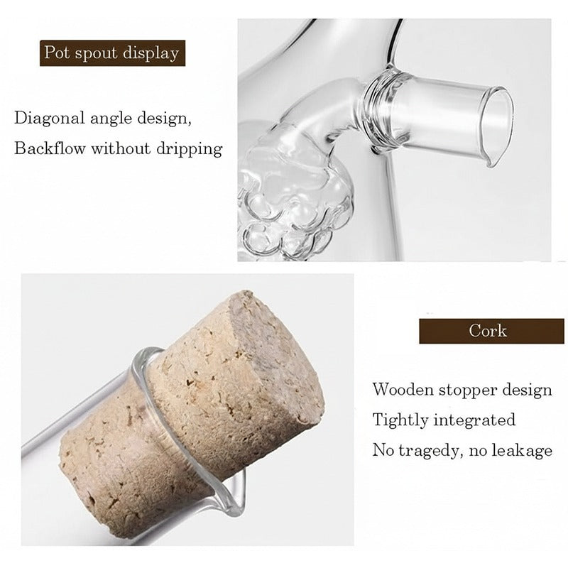 2 in 1 Oil and Vinegar Dispenser Bottle