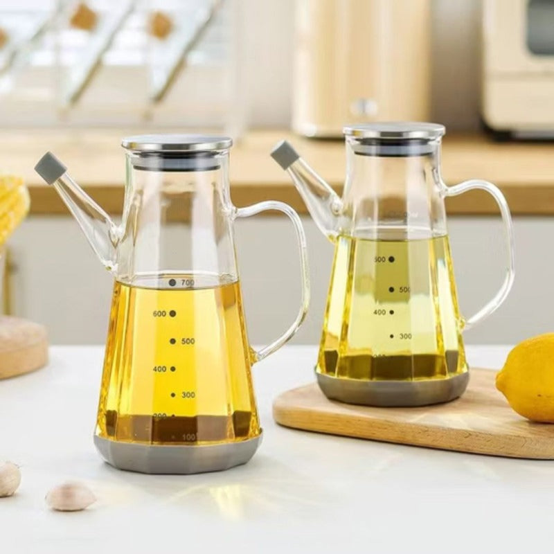 Glass Oil Jug 700 ml Cooking & Serving Bottle